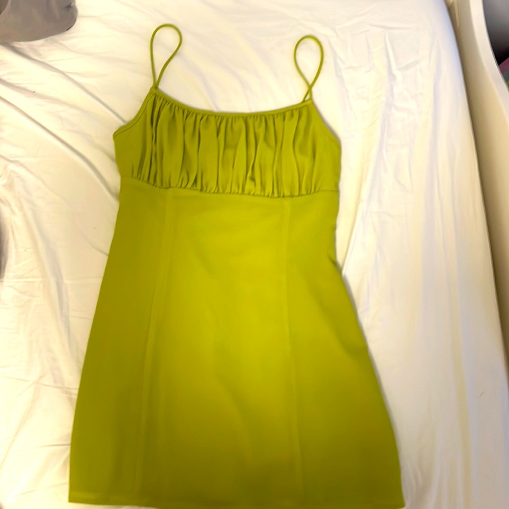 green revolve mini dress